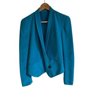 Rebecca Minkoff‎ Blazer Jacket Draped Open Front Career XS